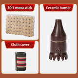 Scalp Moxibustion Therapy Massager with Moxa Stick