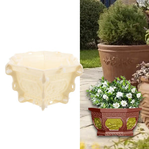 Large European Concrete Planter Mould for Garden Decor