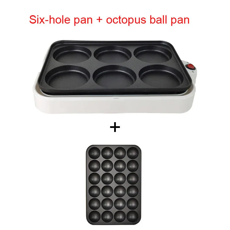 Electric Takoyaki Multi-Plate Grilling And Cake Maker