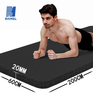 20Mm Thick Non-Slip Nbr Yoga Mat 200X60Cm
