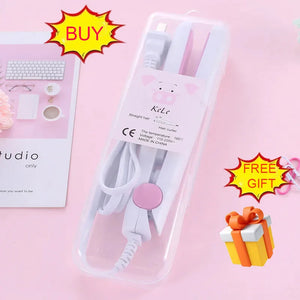 Mini Dual Voltage Hair Straightener & Curler