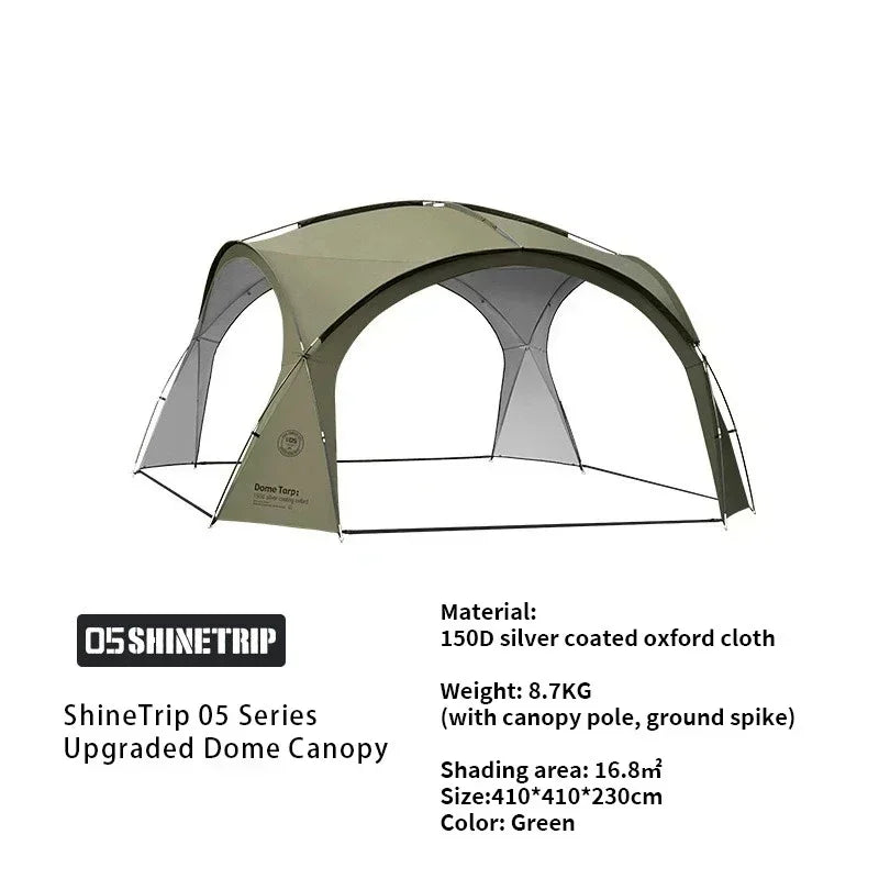 Waterproof Dome Tent For Camping, Sunshade & Rainproof