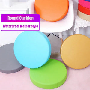 Waterproof Round Leather Cushion Seat Pad