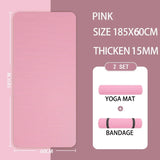 20Mm Thick Non-Slip Nbr Yoga Mat 200X60Cm