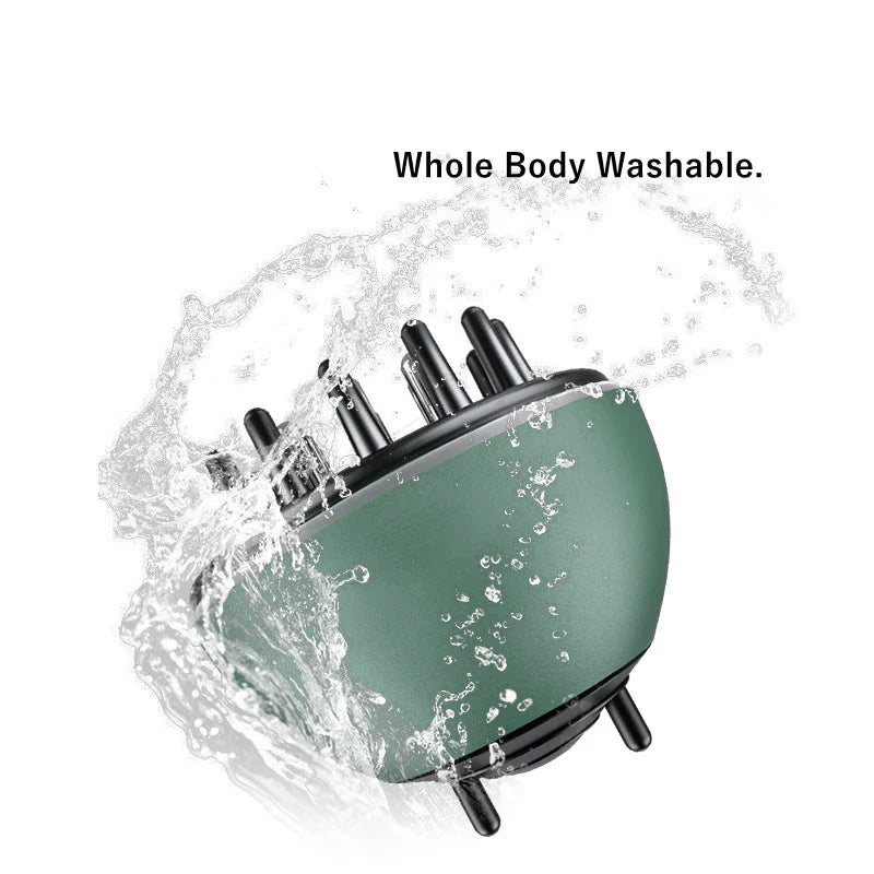 Stainless Steel Scalp Massager Comb with Liquid Dispenser