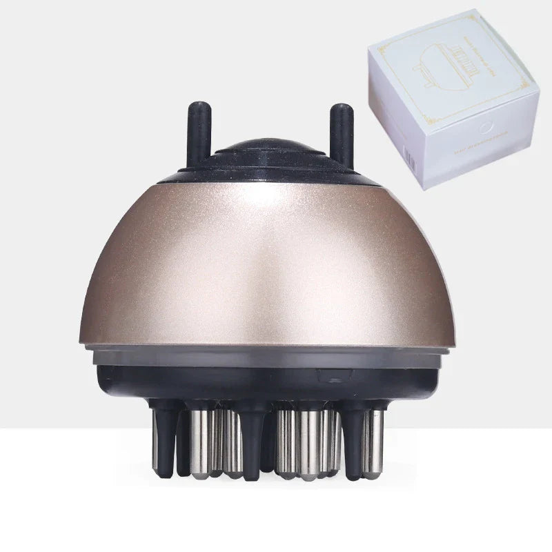 Stainless Steel Scalp Massager Comb with Liquid Dispenser