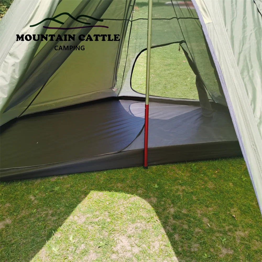 3M Pyramid Camping Tent Windproof Rainproof With Snow Skirt