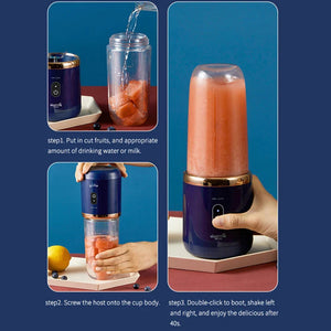 Portable Electric Fruit Juicer And Smoothie Blender