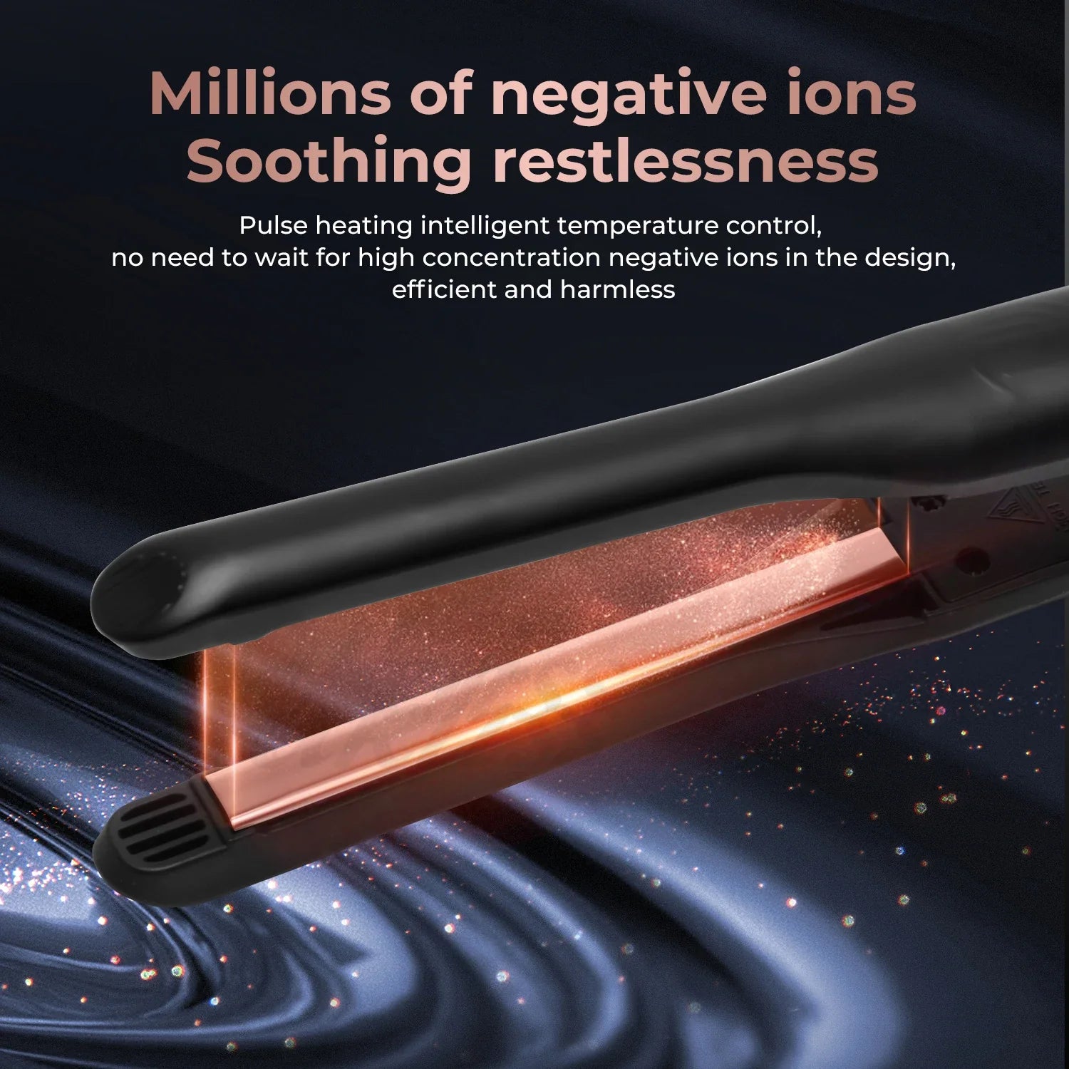 Pencil Flat Iron Straightener & Curler 2-in-1