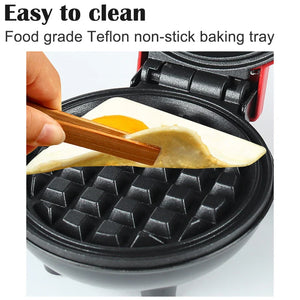 Mini Electric Waffle Maker For Kids: Easy Breakfast Appliance