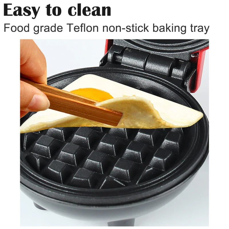 Mini Electric Waffle Maker For Kids: Easy Breakfast Appliance