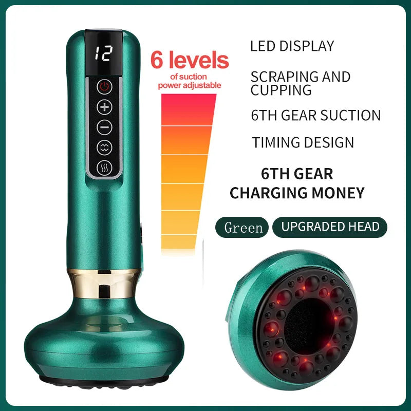Electric Cupping Massager with Infrared Heat Therapy