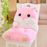 Hamster Shape Plush Cushion Seat Hand Warmer