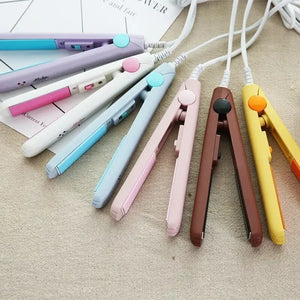 Mini 2-in-1 Hair Straightener & Curler Iron Tool