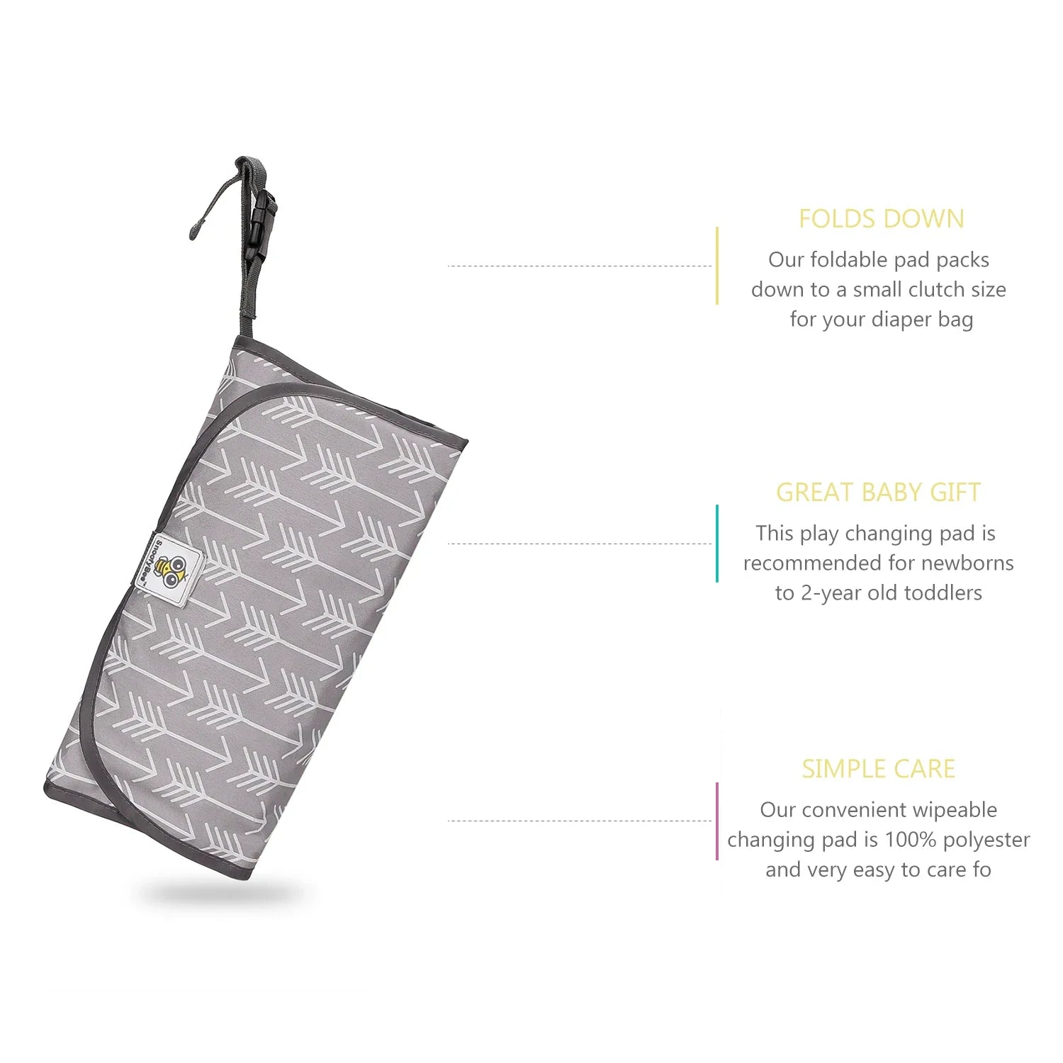 3 in 1 Portable Baby Changing Pad Waterproof