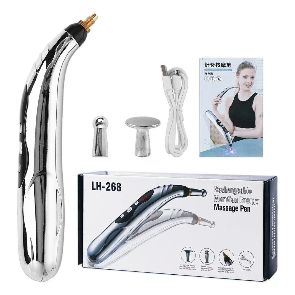 USB Rechargeable Acupuncture Pen with Intelligent Detection