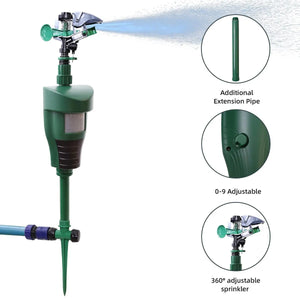 Motion Sensor Garden Sprinkler Animal Repellent