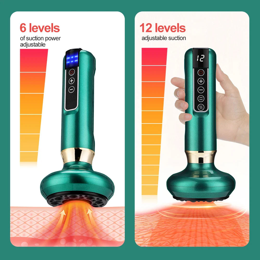 Electric Cupping Massager with Infrared Heat Therapy