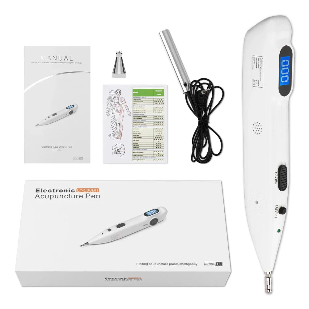 USB Rechargeable Acupuncture Pen with Intelligent Detection