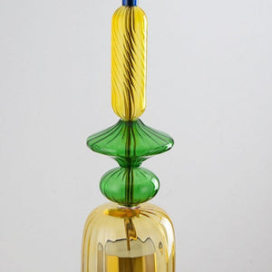 Scandinavian Macaron Stained Glass Pendant Light