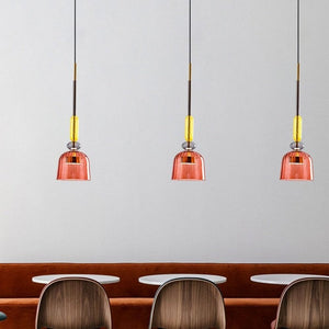 Scandinavian Macaron Stained Glass Pendant Light