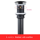 Modern Bathroom Waterfall Faucet with Single Handle