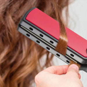 Professional Titanium Hair Straightener with Wide Nano Plates