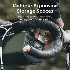 Waterproof Bike Handlebar Bag with Shoulder Strap
