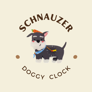 Playful Doggy Wall Clock