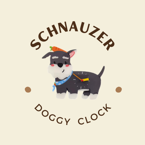 Playful Doggy Wall Clock
