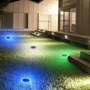 Solar Floating Waterproof Pool Light Blue LED