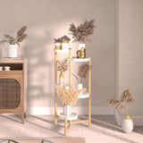 Bamboo 5-Tier Indoor Outdoor Plant Stand Rack