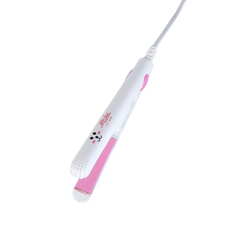 Mini 2-in-1 Hair Straightener & Curler Iron Tool