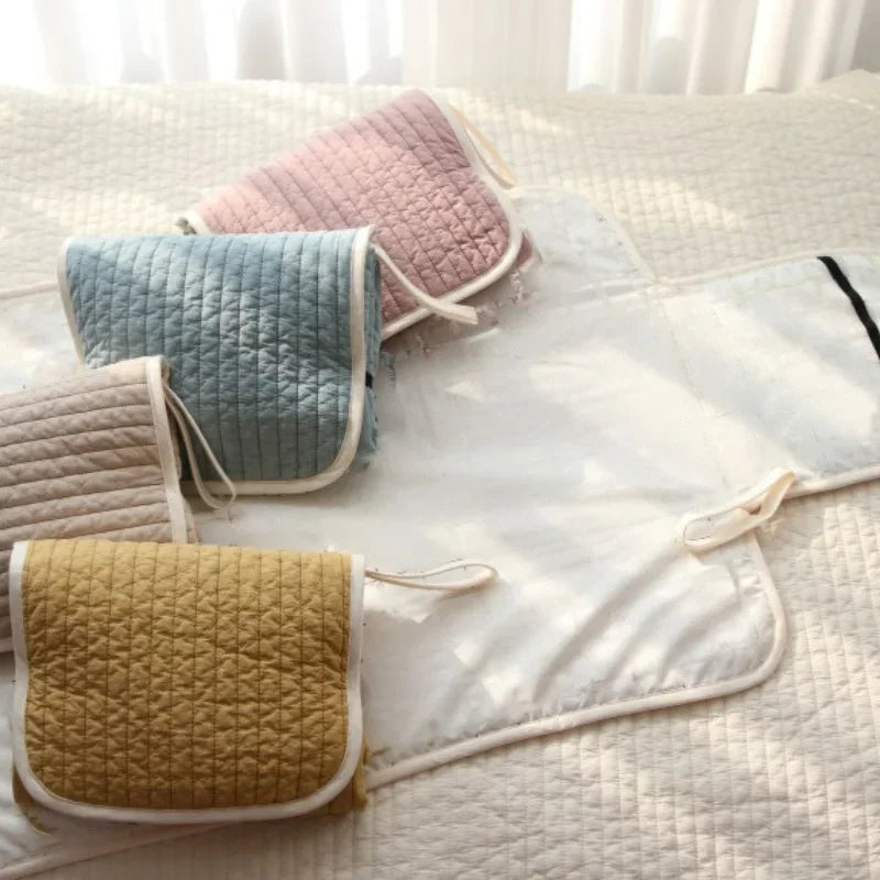 Waterproof Portable Cotton Baby Changing Mat
