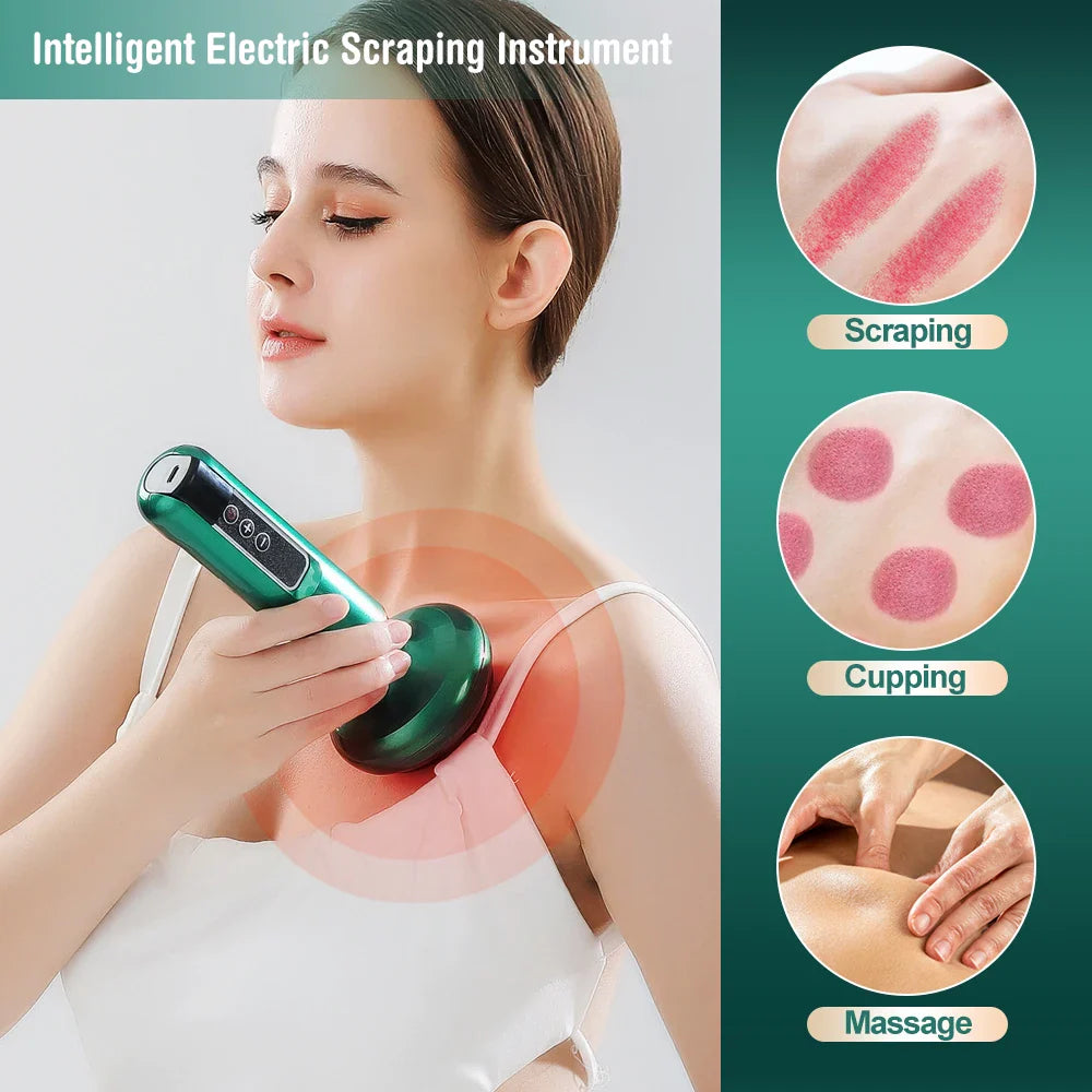 Electric Cupping Massager with Infrared Heat Therapy