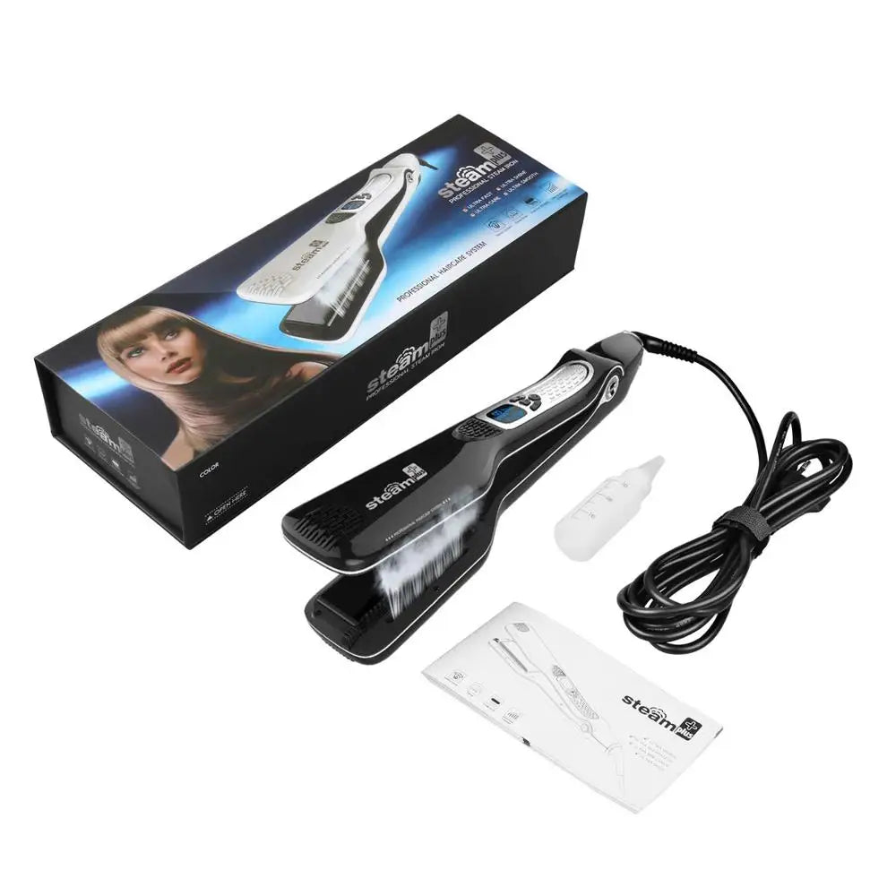 Steam Flat Iron with Ceramic & Tourmaline Plates