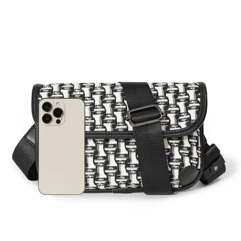 Canvas Messenger Bag Men Crossbody Shoulder Clutch