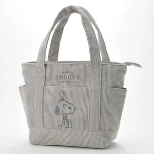 Corduroy Snoopy Tote Bag Large Capacity
