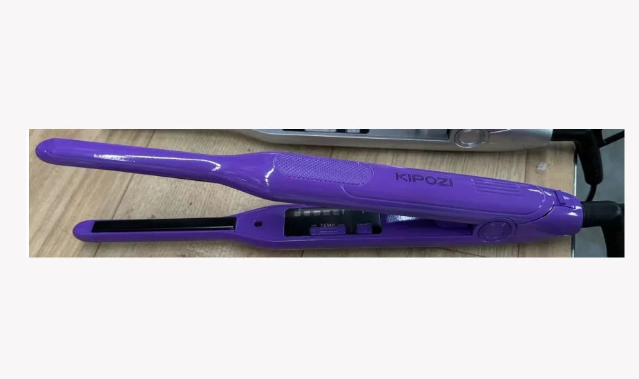 Titanium Thin Hair & Beard Straightener Dual Voltage