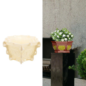 Large European Concrete Planter Mould for Garden Decor