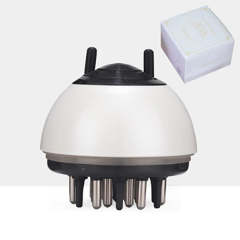 Stainless Steel Scalp Massager Comb with Liquid Dispenser