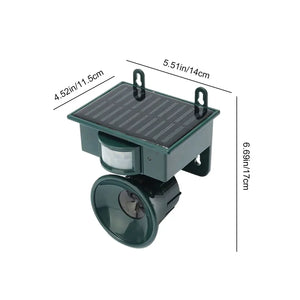 Ultrasonic Solar-Powered Waterproof Outdoor Animal Repellent