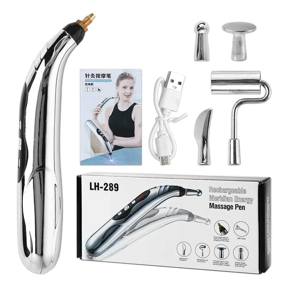 USB Rechargeable Acupuncture Pen with Intelligent Detection