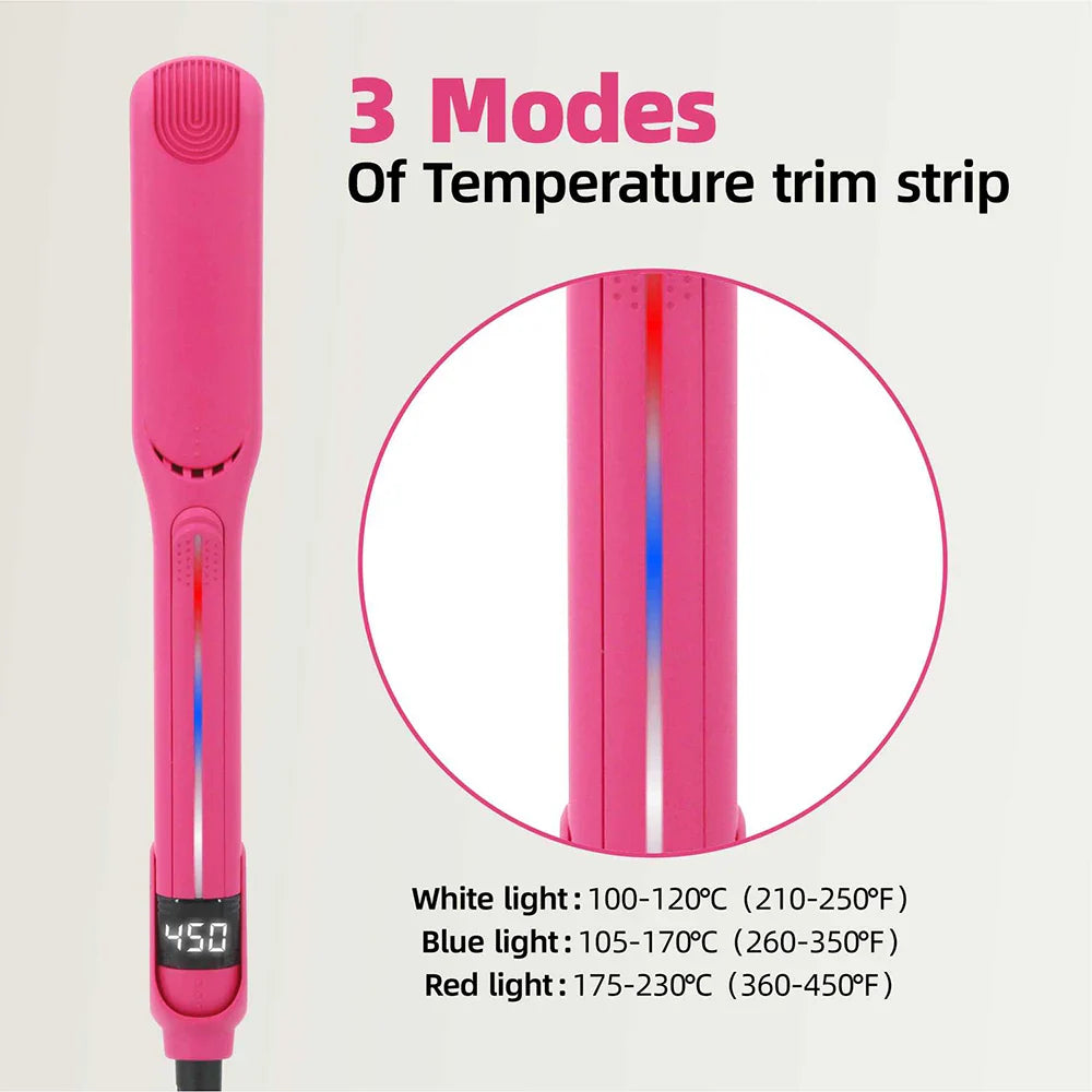 Infrared Ceramic Hair Straightener 450°F Dual Voltage
