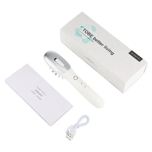 Microcurrent Scalp Massage Comb with LED Light Therapy