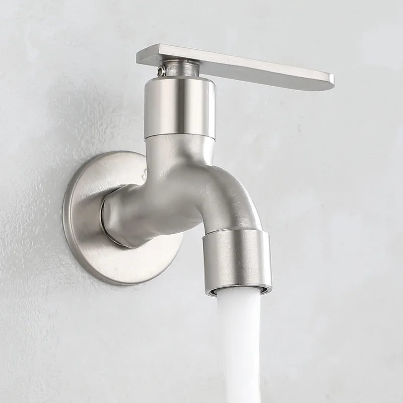 Stainless Steel Single Cold Bibcock Faucet