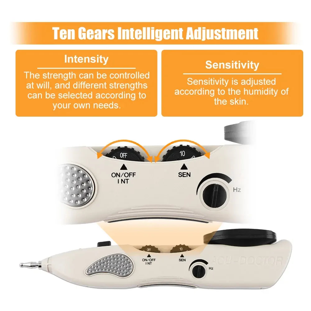 USB Rechargeable Acupuncture Pen with Intelligent Detection