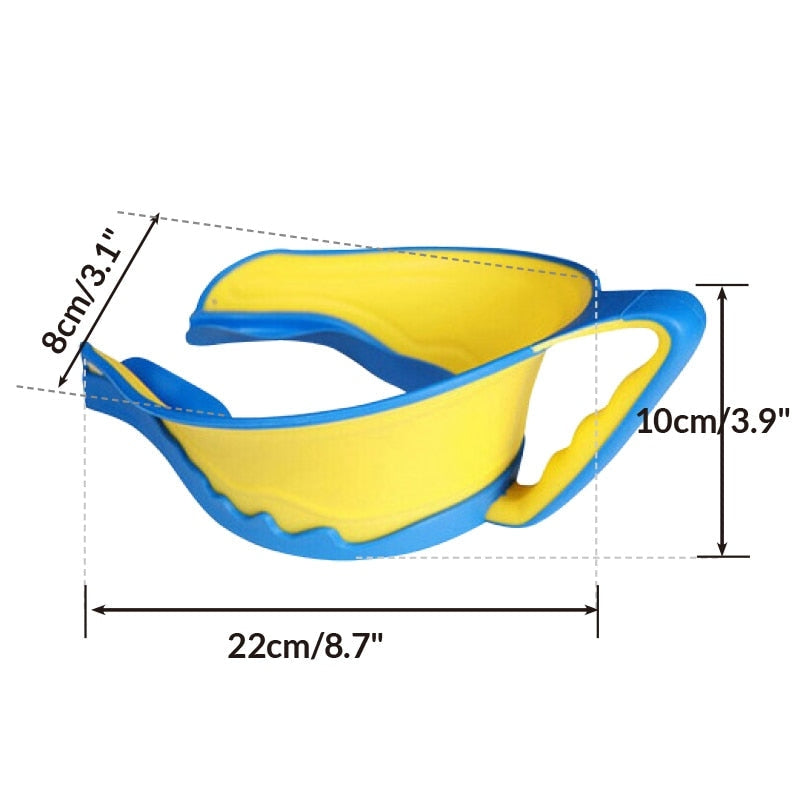 Silicone Adjustable Baby Shower Cap for Bath & Sun Protection