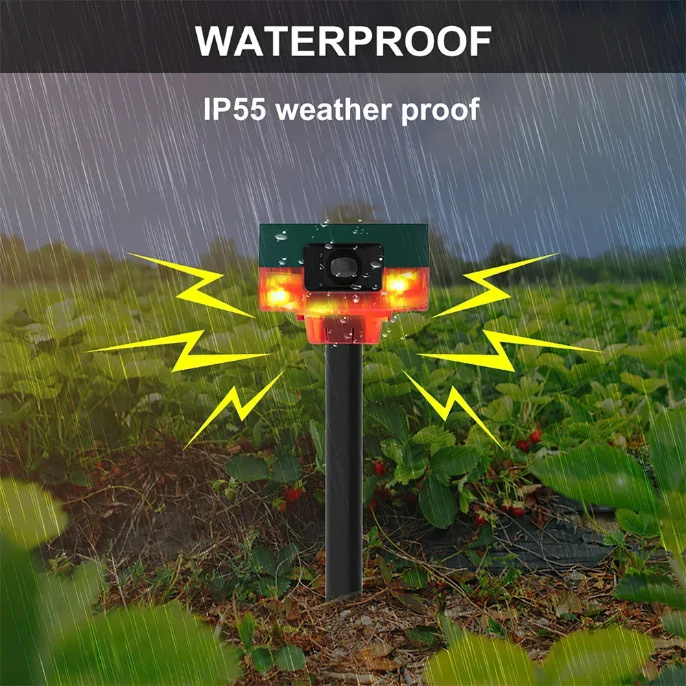 Solar Infrared Motion Sensor Alarm With Strobe Light And Remote Control 1005008212660096-al