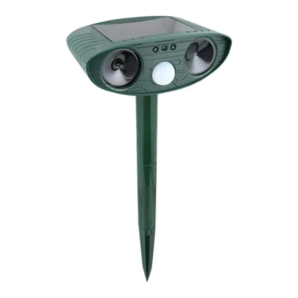 Solar Powered Ultrasonic Animal Repeller With Pir Sensor For Garden 1005008710470609-al
